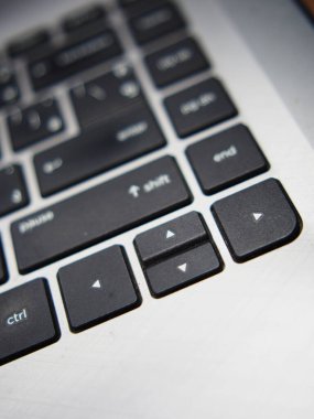 Pc cebinin anahtar bord 'u ve sıkı çalış 