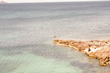 Sahilden denize manzara