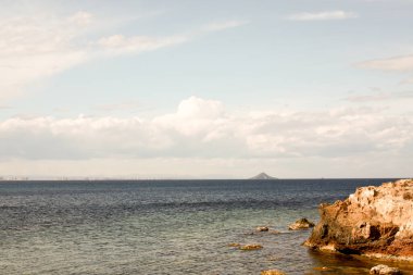 Güzel deniz manzarası. doğa arkaplanı