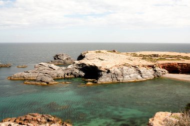 Denizin tepesinden manzara
