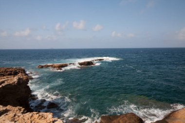 Güzel deniz manzarası. doğa arkaplanı