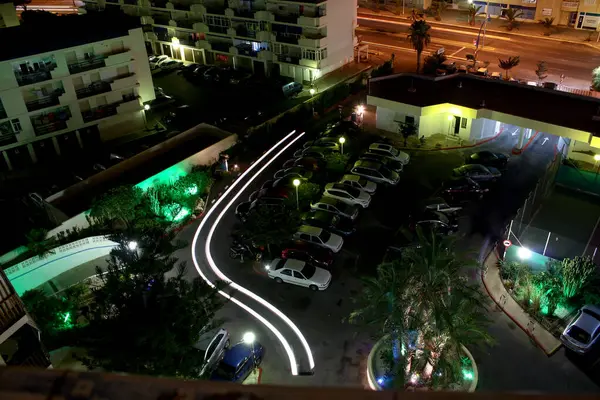 Şehrin gece manzarası