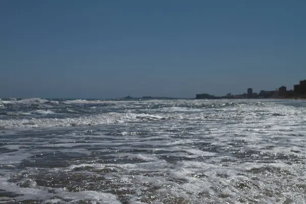 Akdeniz 'deki kumsal.