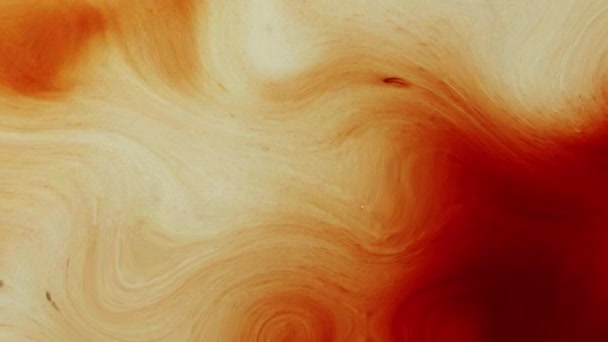 Ρευστή Τέχνη Σχέδιο Βίντεο Αφηρημένη Ακρυλική Υφή Πολύχρωμα Κύματα Υγρό — Αρχείο Βίντεο