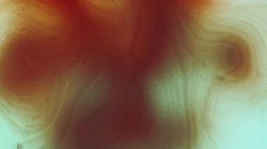 Akışkan sanat çizimi videosu, renkli dalgalı soyut akrilik doku. Sıvı boya arka planda sıçrama ve girdapla karışımı. arkaplan hareketi renk taşıyor