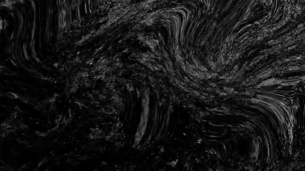 Жидкое Искусство Рисования Видео Абстрактная Акриловая Текстура Красочными Волнами Фон — стоковое видео