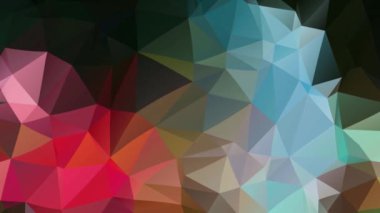 polygonal geometric surface Effect Background video, Geometric poly triangles motion background. Fluid art drawing video, polygonal Texture Video. abstract acrylic texture with colorful