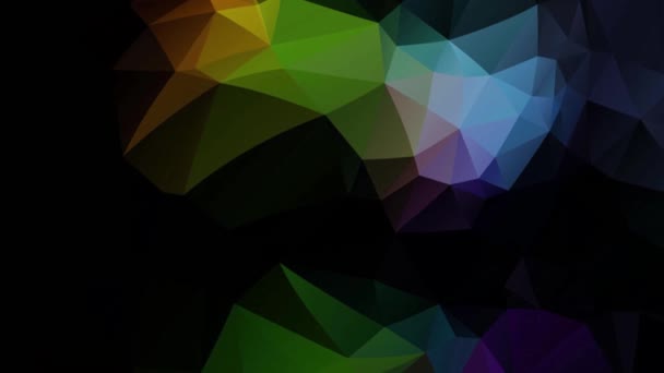 Polygonal Geometric Surface Effect Background Video Geometric Poly Triangles Motion — 비디오
