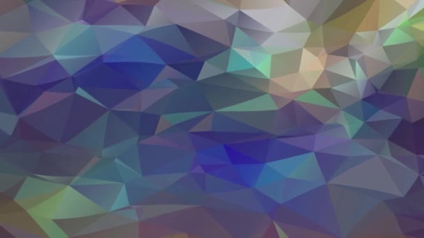 Polygonal Geometric Surface Effect Background Video Geometric Poly Triangles Motion — Stockvideo