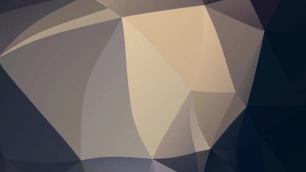 Polygonal Geometric Surface Effect Background Video Geometric Poly Triangles Motion — Stockvideo