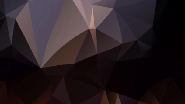 多角形の幾何学的表面効果背景ビデオ 幾何学的なポリ三角形の動きの背景 流体芸術の描画ビデオ 多角形テクスチャビデオ 抽象的なアクリルの質感とカラフルな — ストック動画