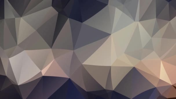 Polygonal Geometric Surface Effect Background Video Geometric Poly Triangles Motion — Video Stock