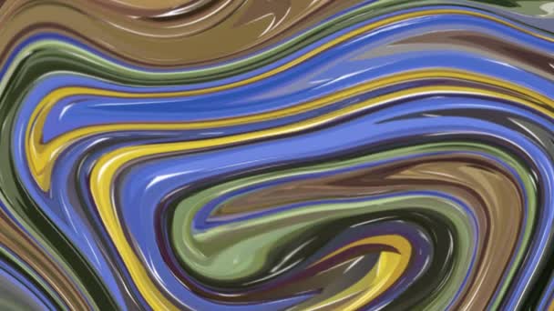 Abstract Liquid Marble Effect Background Video Fluid Art Drawing Video — Video Stock