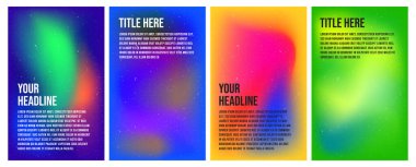 Poster, kapak ya da sosyal medya tasarımı için renkli soyut ağ sıvısı ve akışkan arka plan. Minimalist geometrik karışım ve bulanık desen gradyanı veya yerleşim arkaplanı. Eps10 vektörü.