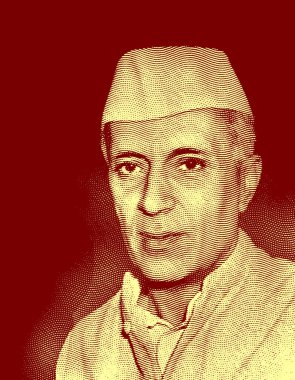 Jawaharlal Nehru afiş geçmişi, Jawaharlal Nehru günü veya çocuk günü için, Chacha Nehru Jayanti, Hindistan 'ın ünlü figürü