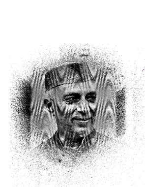 Jawaharlal Nehru afiş geçmişi, Jawaharlal Nehru günü veya çocuk günü için, Chacha Nehru Jayanti, Hindistan 'ın ünlü figürü