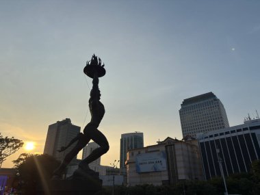 Jakarta, Endonezya - 22 Nisan 2025: Pemuda Membangun Anıtı