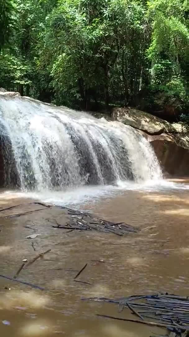 Mae Wasserfall Park Chiang Mai Thailand — Stockvideo