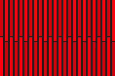 Soyut Kırmızı ve Siyah Dikey Çizgili Geometrik Desen