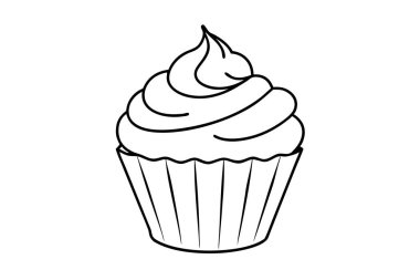 cupcake Vektörü ve çizim sanatı