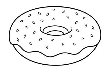 donuts Vektör İllüstrasyonu ve eps biçimi