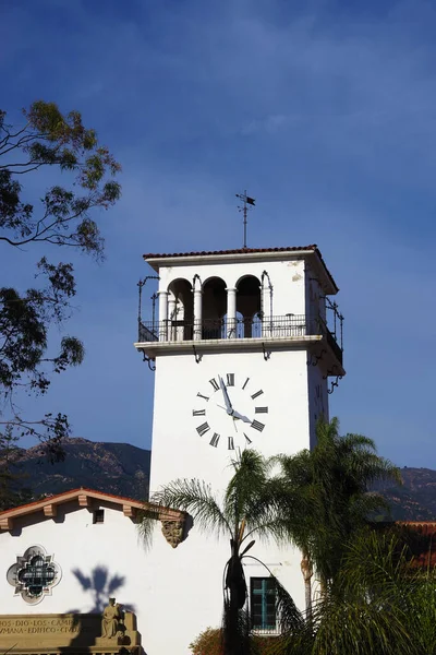 Famoso Santa Barbara Public Court House Tower — Foto de Stock