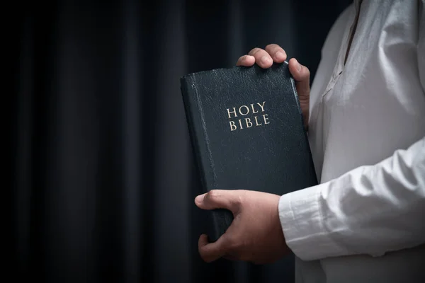 Com Conceito Bíblico Sagrado Mãos Uma Oração Feminina Adoram Deus — Fotografia de Stock