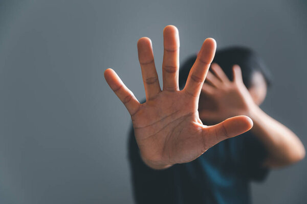 Stop Violence against Women Concept, International Women's Day, International Day for the Elimination of Violence against Women 25 November. Stop Sexual Harassment against Female.