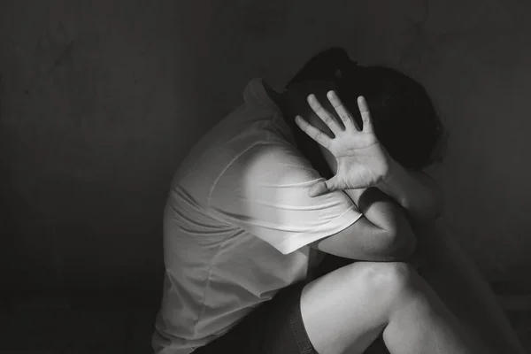 Violenza Sessuale Concetto Porre Fine Alla Violazione Delle Donne Stupro — Foto Stock