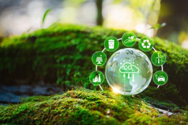 Yenilenebilir enerjiye dayalı sürdürülebilir kalkınma ve iş. Yenilenebilir enerji, temel yeşil işletmeler iklim değişikliğini ve küresel ısınmayı sınırlayabilir. Karbondioksit salınımı konseptini azalt. toprak ortamı.