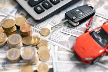 Finans bankası vergisi, muhasebe, bütçe, iş giderleri analizi için işadamı, araç tasarrufu, finansal hesaplama, muhasebe, hesap makinesini kapat, çizelge çizelgesi, ofis masası.