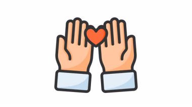 El ve kalp işaretleriyle dua etmek. Hac, ramazan, müslüman, ramazan, islam, mübarek, kareem, din, kutlama, oruç, kültür, din, müslüman ve bayram için uygundur.