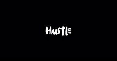 Hızlı Grunge Geçiş Efekti Kara Arkaplan Metin Canlandırması 