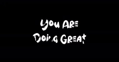 Grunge Geçiş Tipi Metin Animasyonu 'nun Kara Arkaplan Üzerinde Büyük Efekti Yapıyorsun 