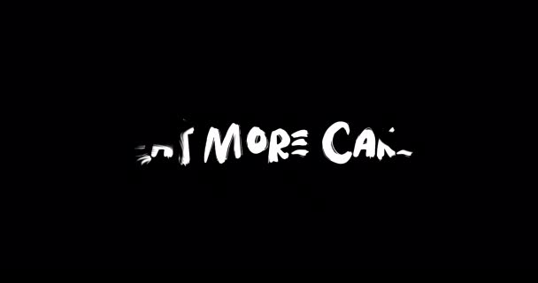 Eat More Cake Effect Grunge Transition Typography Text Animation Black — Stock Video