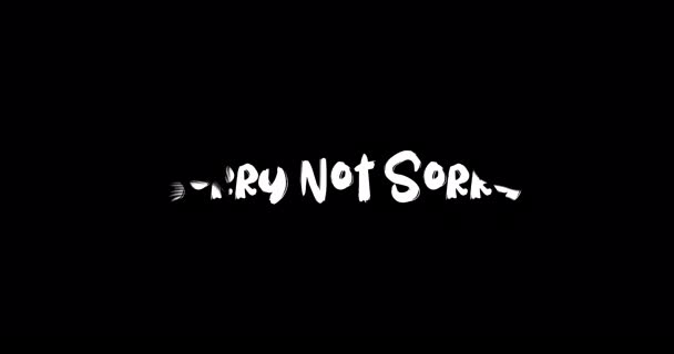 Bocs Grunge Transition Effect Typography Text Animation Black Háttér — Stock videók
