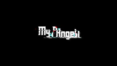 Melek Dijital Arıza Metin Efektim Siyah Arkaplan Aşkı Alıntısı