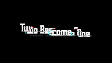 Siyah Arkaplan Aşkı Alıntısı Üzerine İki Tek Sayısal Metin Efekti Oluyor