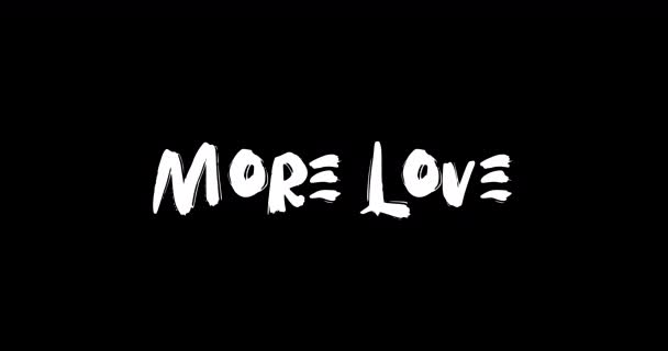 Több Love Love Idézet Grunge Átmeneti Hatása Szöveg Tipográfia Animáció — Stock videók