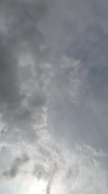 Doğa Ortamı Bulutlu Gök Gürültülü Bulutlu Kara Bulutlu Yağmurlu Gökyüzü Bulutları Sürekli Şekil Değiştiren Dikey Zaman Çizelgesi