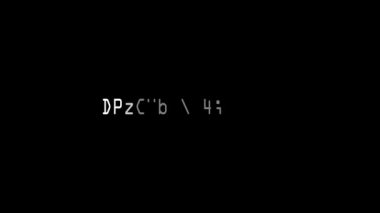 Bangladeş Harflerine Hoş Geldiniz Animasyonu Metin Modern Efekti 