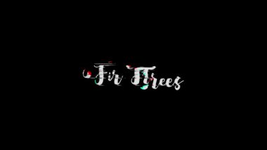 Noel Metni Arıza Efekti (İngilizce: Christmas text Glitch Effect on Black background), Festive Text Firavun Trees 'in yer aldığı bir Tasarım Değerlendirmesidir