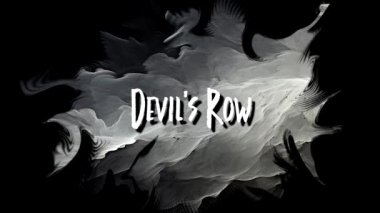 Devil's Row Halloween Quote Animation Text Lettering On Motion Graphic Grunge Background