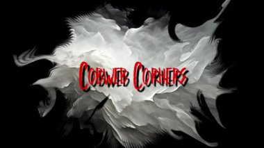 Örümcek Ağı Köşeleri Mutlu Cadılar Bayramı Deyimi Grunge Dumanlı Arkaplanda Animasyon Metni Tipografisi