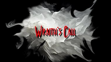 Wraithler Mutlu Cadılar Bayramı Deyimleri Grunge Dumanlı Arkaplanda Animasyon Metin Tipografisi