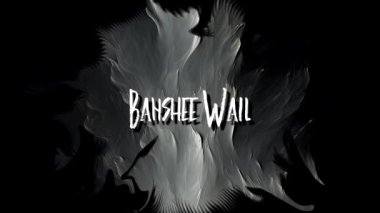 Ölüm perisi çığlığı. Cadılar Bayramı Animasyon Metni Harfleri Hareketli Grafik Grunge Arkaplanı