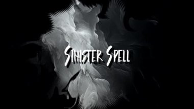 Uğursuz Heceleme Cadılar Bayramı Animasyon Metin Harfleri Hareketli Grafik Grunge Arkaplanı