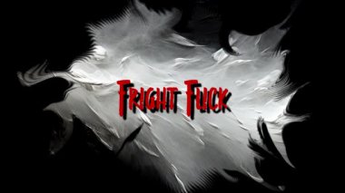 Flick 'i korkut. Cadılar Bayramı Animasyon Metni Harfleri Hareketli Grafik Grunge Arkaplanı
