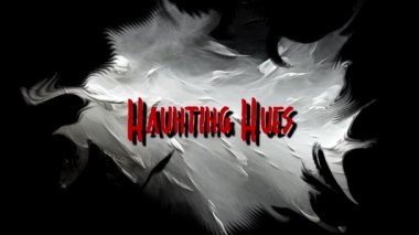 Renklerin Lanetlenmesi Cadılar Bayramı Animasyon Metin Harfleri Hareketli Grafiksel Grunge Arkaplanı