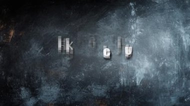 Pozitif Söz Başlığının Animasyon Tipografisi Lider Ol.